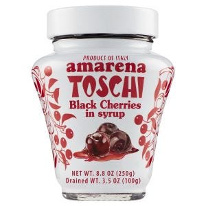 Toschi Amarena Black Cherries in Syrup