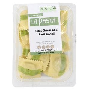 La Pasta Goat Cheese & Basil Ravioli
