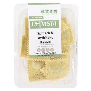 La Pasta Artichoke & Spinach Ravioli