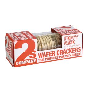 2S Company Poppy Seed Wafer Cracker