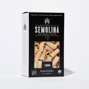 Semolina Organic Rigatoni
