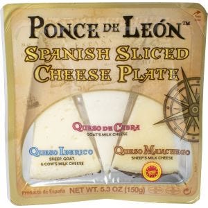 Ponce De Leon Spanish Sliced Cheese Tray