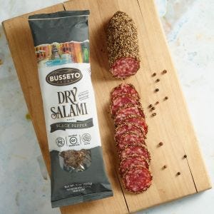 Busseto Black Pepper Salami Chub