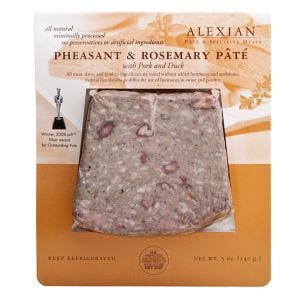 Alexian Pheasant Duck Pate with Rosemary