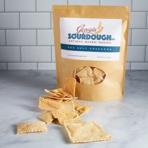 Georgia Sourdough Sea Salt Crackers