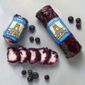 La Bonne Vie Blueberry Vanilla Goat Log