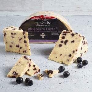 Long Clawson White Stilton with Blueberry (1 pound)