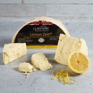 Long Clawson White Stilton with Lemon Zest (1 pound)