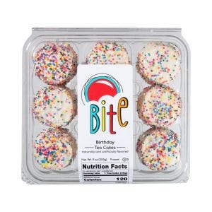 Bite Birthday Tea Cakes