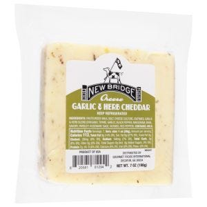 New Bridge Garlic & Herb Cheddar EW