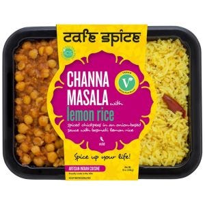 Cafe Spice Channa Masala With Lemon Rice