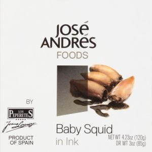 Jose Andres Baby Squid in Ink