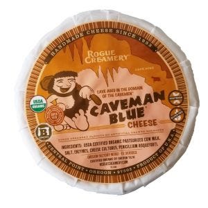 	
Rogue Creamery Caveman Blue Cheese