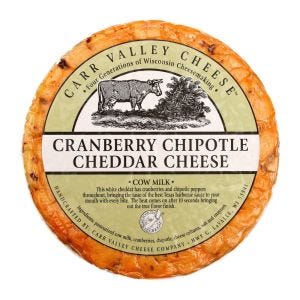Carr Valley Cranberry Chipotle Cheddar Wheel