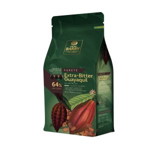 Cacao Barry Extra Bitter Guayquil 64% Chocolate Pistoles Kosher