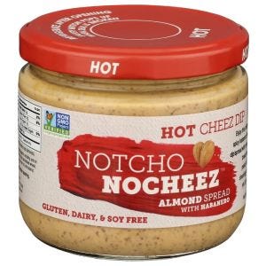 The Happy Vegan Hot Notcho Nocheez Almond Spread