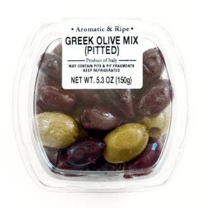 Fresh Pack Greek Pitted Olive Mix