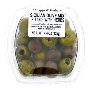 Fresh Pack Sicilian Pitted Olive Mix with Herbs