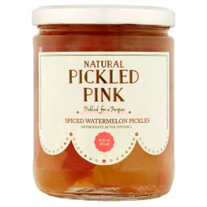 Pickled Pink Spiced Pickled Watermelon