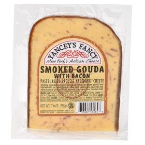 Yancey's Fancy Smoked Gouda Cheese with Bacon
