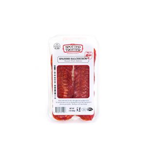 Spotted Trotter Sliced Spanish Salchichon Salami