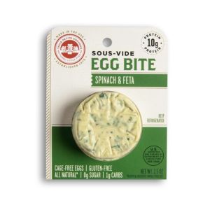 Sous-Vide Egg Bite Spinach & Feta