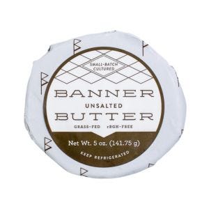 Banner Butter Unsalted Cultured Butter