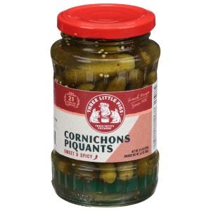 Trois Petits Cochons Piquant Cornichons