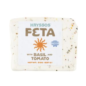 Kryssos Feta Cheese with Tomato &amp; Basil