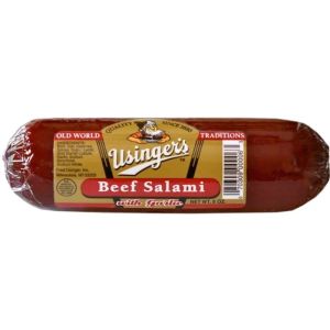 Usinger's Garlic Beef Salami Chub