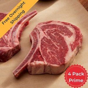 Meats By Linz Prime French Cross Cut Split Bone Ribeye