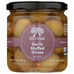 Divina Garlic Stuffed Olives