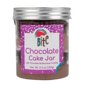 Bite Chocolate Cake Jar
