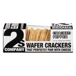 2S Company Cracked Pepper Wafer Cracker