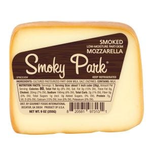 Smoky Park Smoked Mozzarella Cuts