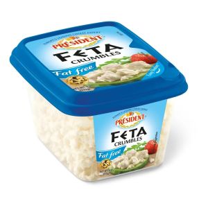 President Fat Free Feta Cheese Crumbles