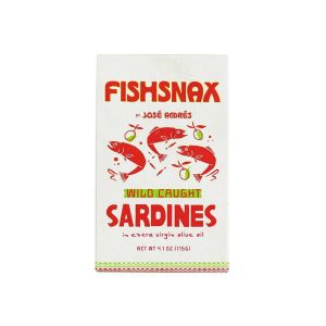 José Andrés FishSnax Sardines in Extra Virgin Olive Oil
