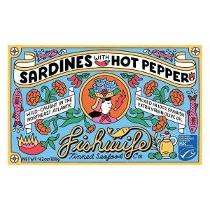 Fishwife Tinned Seafood Co Sardines with Hot Pepper